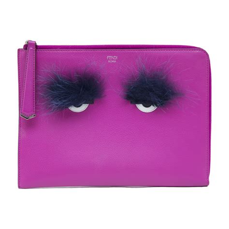 buy fendi monster clutch|fendi online shopping.